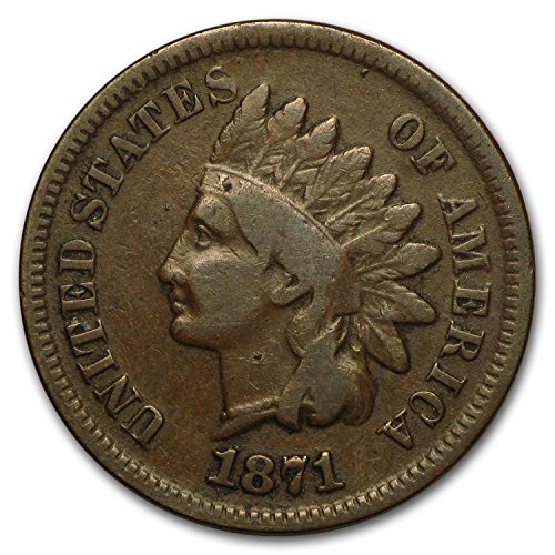 1871 Indian Head Cent Good Cent Good