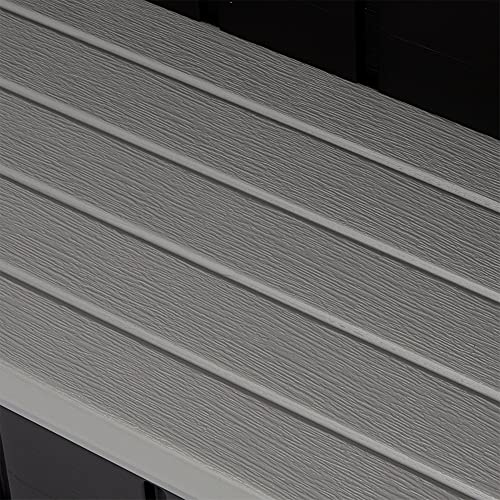 Leisure Accents Deluxe Spa Step, 36 Inches Long, Gray/ Black