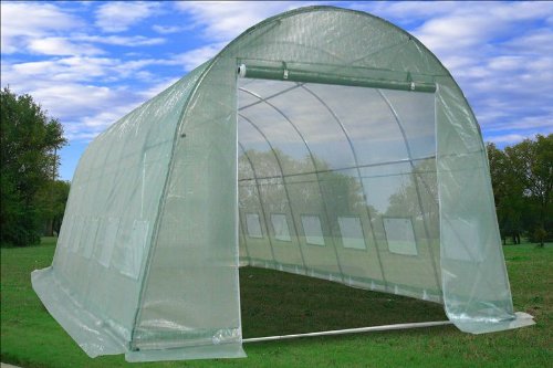 DELTA Canopies - Large Heavy Duty Green House Walk in Greenhouse Hothouse 20' X 10' 125 Pounds
