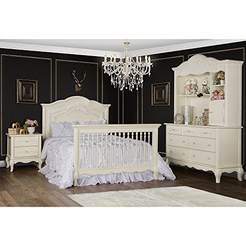 Evolur Aurora Bed Rail, Ivory Lace