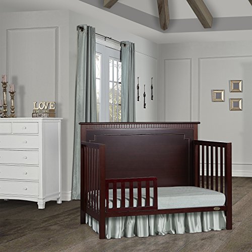 Dream On Me Morgan 5 in 1 Convertible Crib, Espresso