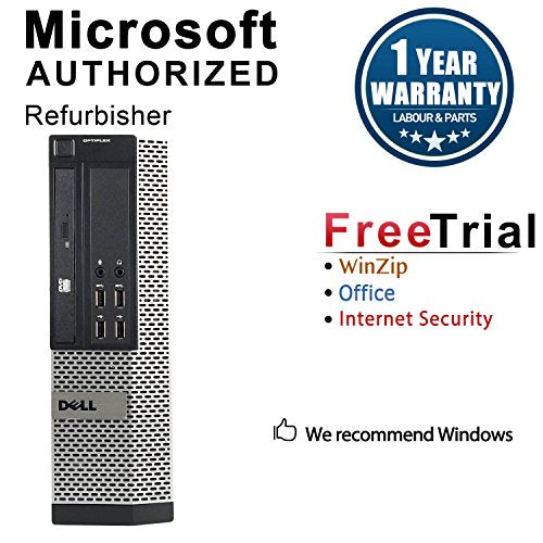 2018 Dell OptiPlex 7010 Ultra Small Form Factor Desktop Computer Core i3-3220 3.3GHz,4GB DDR3 RAM,500GB,DVD-ROM, Win-10 Pro