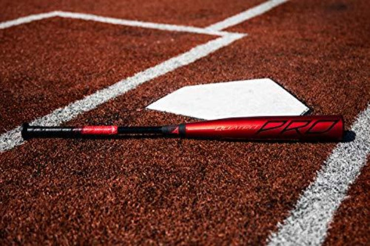 Rawlings 2020 Quatro Pro USSSA Baseball Bat, 27 inch (-10), red, gold, black (UTZQ10-27/17)