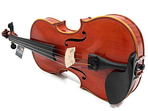 D'Luca PROV-CA400-14 Strauss 400 Concerto Violin 1/4 with SKB Molded Case, Strings and Tuner