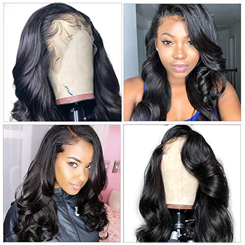 Body Wave Lace Front Wigs Human Hair with Baby Hair Pre Plucked Hairline 100% Unprocessed Virgin Brazilian Hair Glueless Lace Wigs