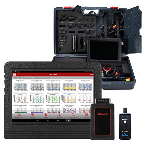 LAUNCH X431 V+ (Upgrade Version of X431 V PRO) Bi-Directional Key ECU Coding Actuation Test Diagnostic Scan Tool with 20 Reset Functions, BMS, ABS Bleeding TPMS Reset Full System 2 Years Free Update