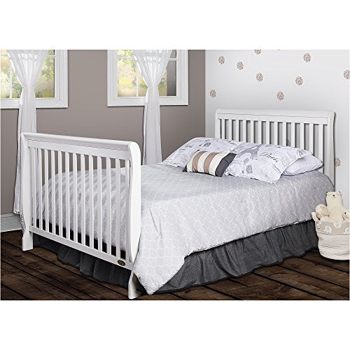 Dream On Me, Ashton 5-in-1 Convertible Crib, White