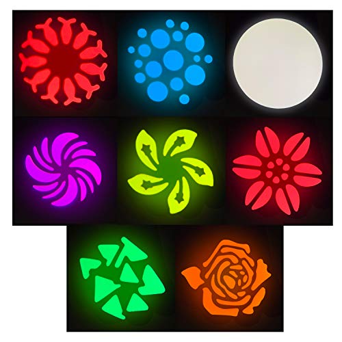LED Moving Head Spot - Bright, Lightweight, 60 Watt, 8 Gobos, 8 Colors, FX Ring - Adkins Professional Lighting