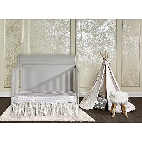 Dream On Me Bailey 5-in-1 Convertible Crib, Dove Grey, Full size