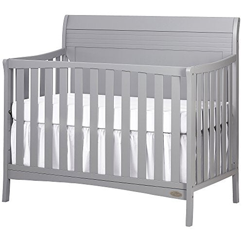 Dream On Me Bailey 5-in-1 Convertible Crib, Dove Grey, Full size