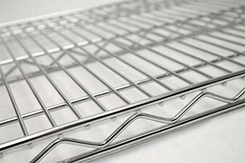 12" Deep x 42" Wide x 63" High 4 Tier Chrome Starter Shelving Unit
