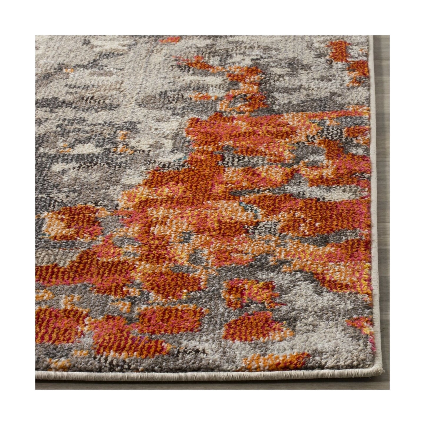 Safavieh Monaco Collection MNC225H Modern Boho Abstract Watercolor Area Rug