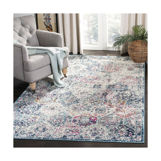 Safavieh Madison Collection MAD611N Boho Chic Vintage Distressed Area Rug, 12...