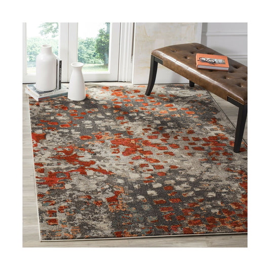 Safavieh Monaco Collection MNC225H Modern Boho Abstract Watercolor Area Rug