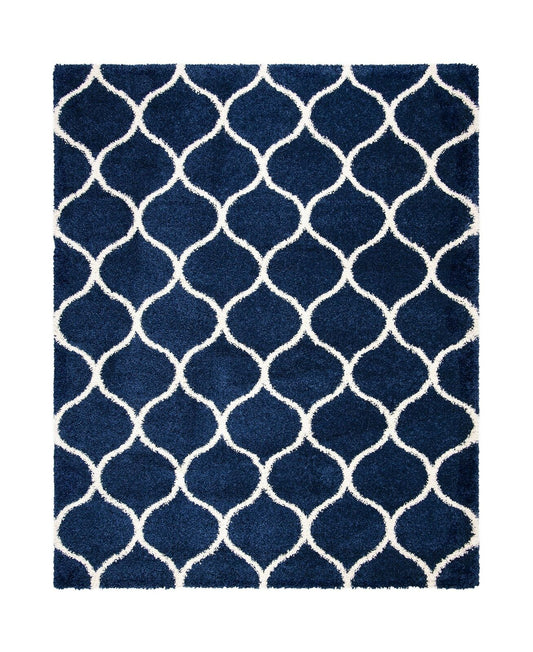 Safavieh Hudson Shag Collection SGH280C Moroccan Ogee Plush Area Rug, 8' x 10...