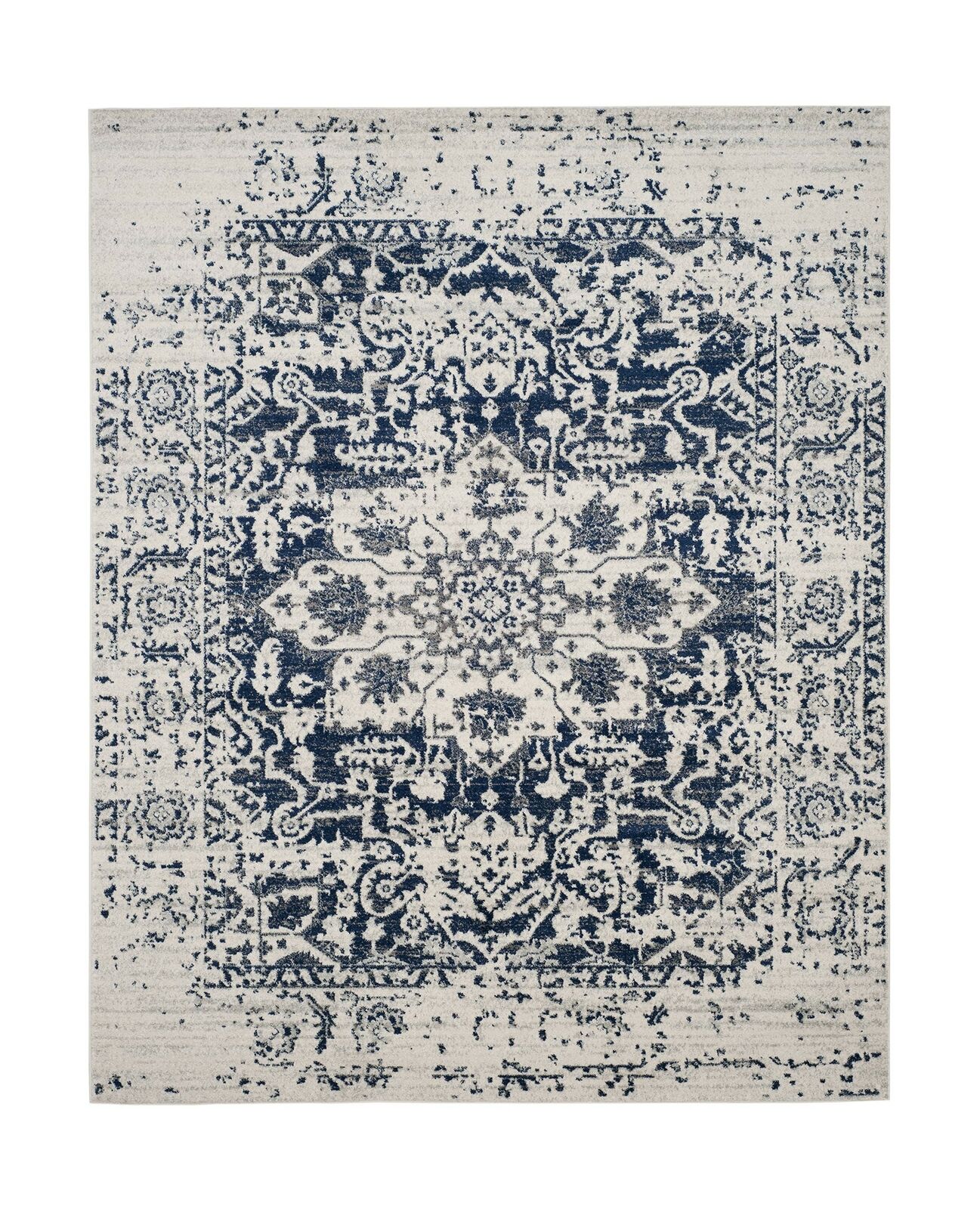 Safavieh Madison Collection MAD603D Vintage Snowflake Medallion Distressed Ar...