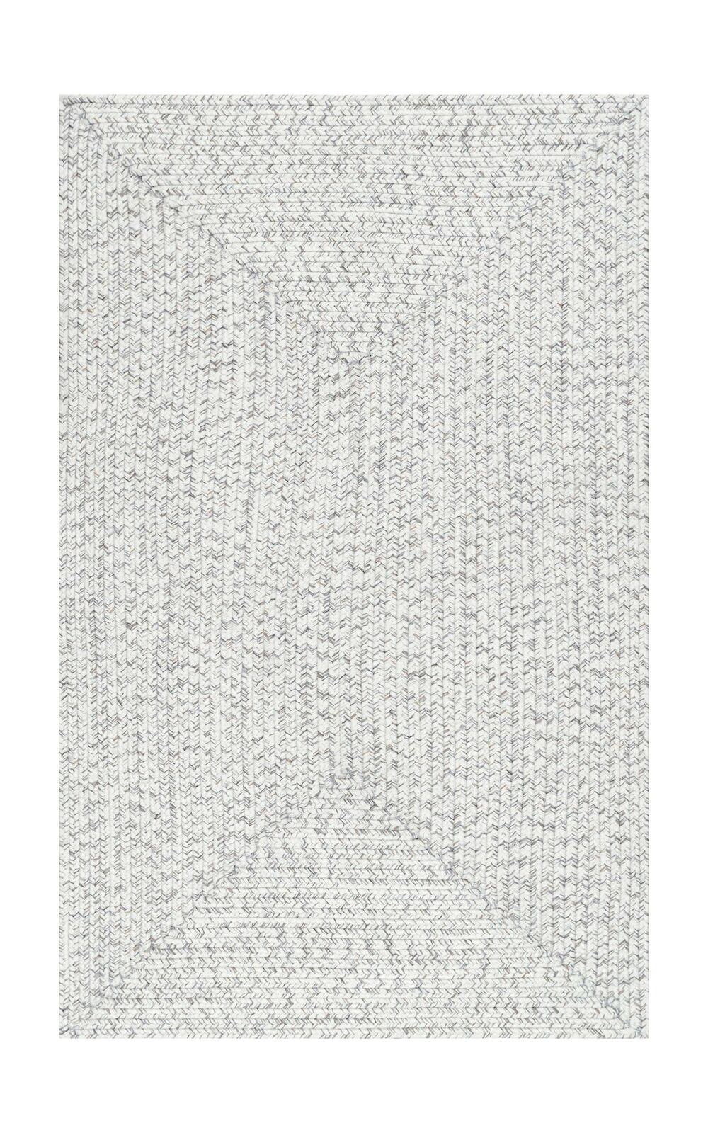 nuLOOM Lefebvre Braided Indoor/Outdoor Area Rug, 2' 6" x 18', Ivory 2' 6" x 18'