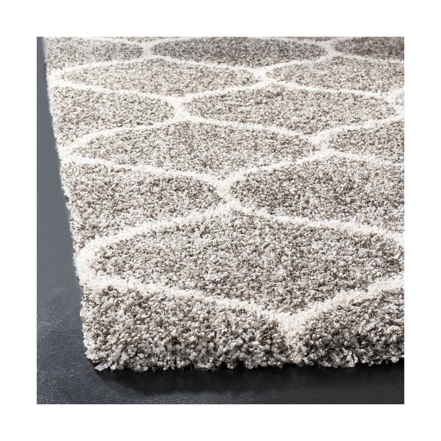 Safavieh Hudson Shag Collection SGH280B Moroccan Ogee Plush Area Rug, 11'