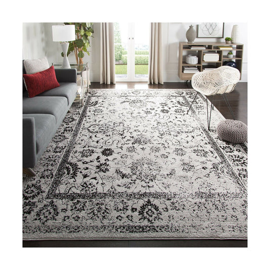 Safavieh Adirondack Collection ADR109B Grey/Black Vintage Oriental Distressed...