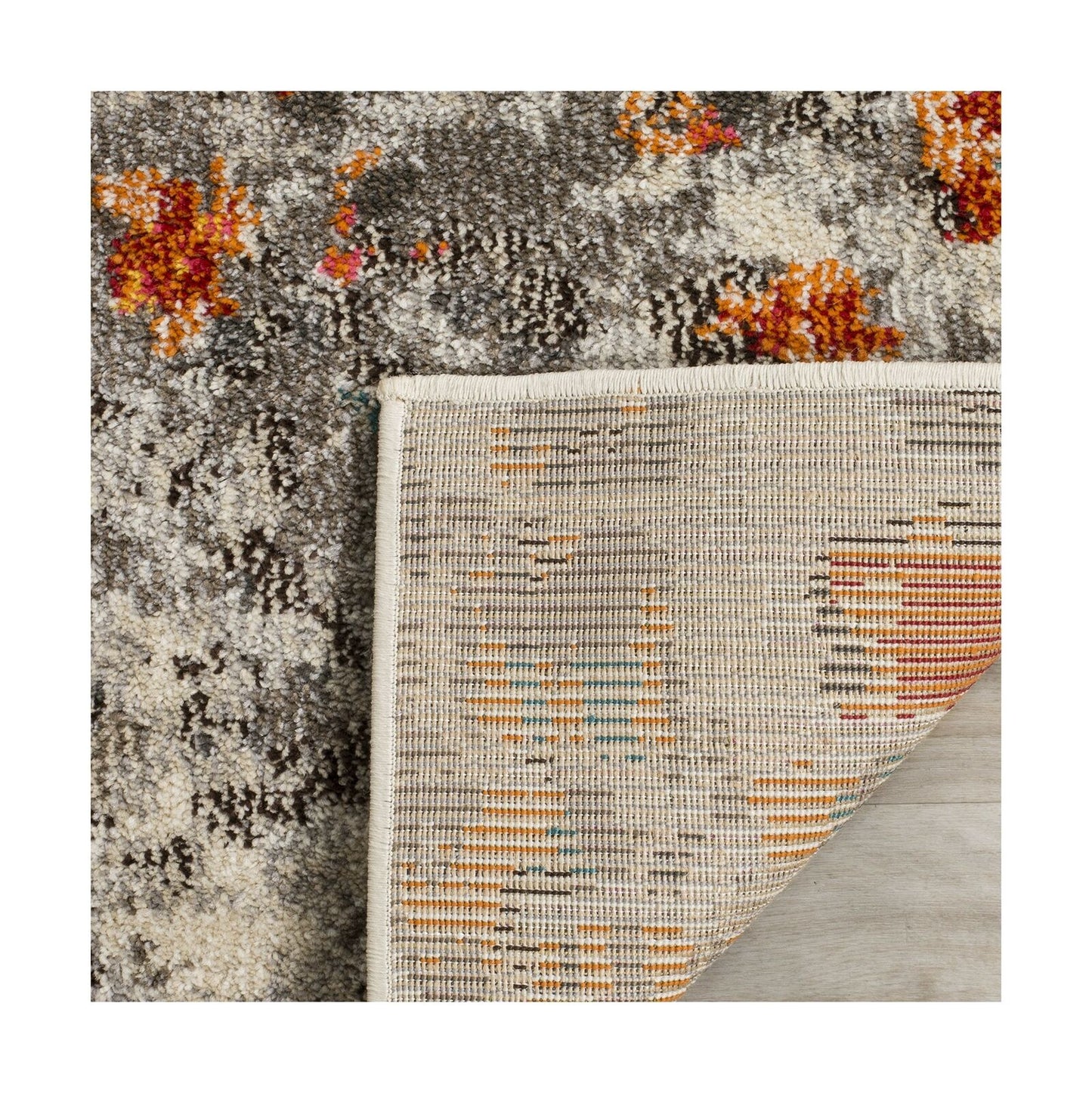 Safavieh Monaco Collection MNC225H Modern Boho Abstract Watercolor Area Rug