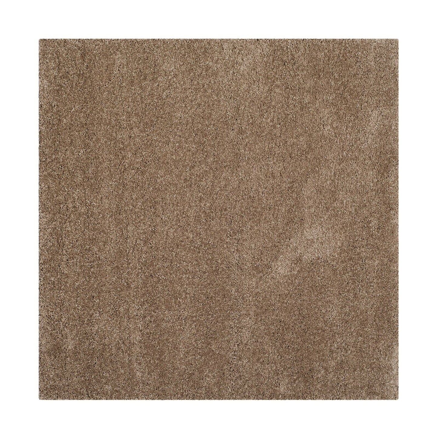 Safavieh Milan Shag Collection SG180-1414 Dark Beige Square Area Rug (7' Squa...