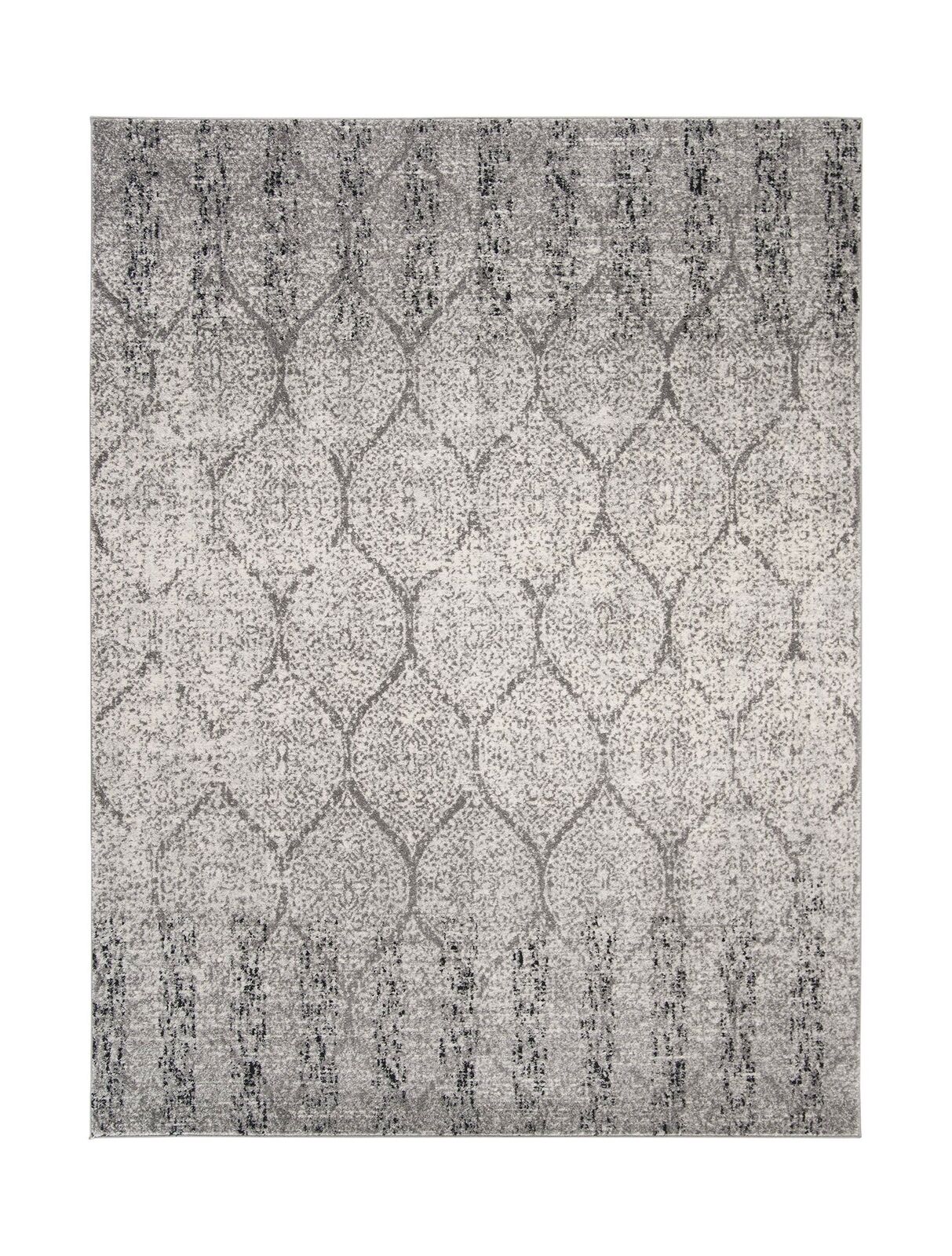 Safavieh Madison Collection MAD604F Geometric Ogee Trellis Distressed Area Rug