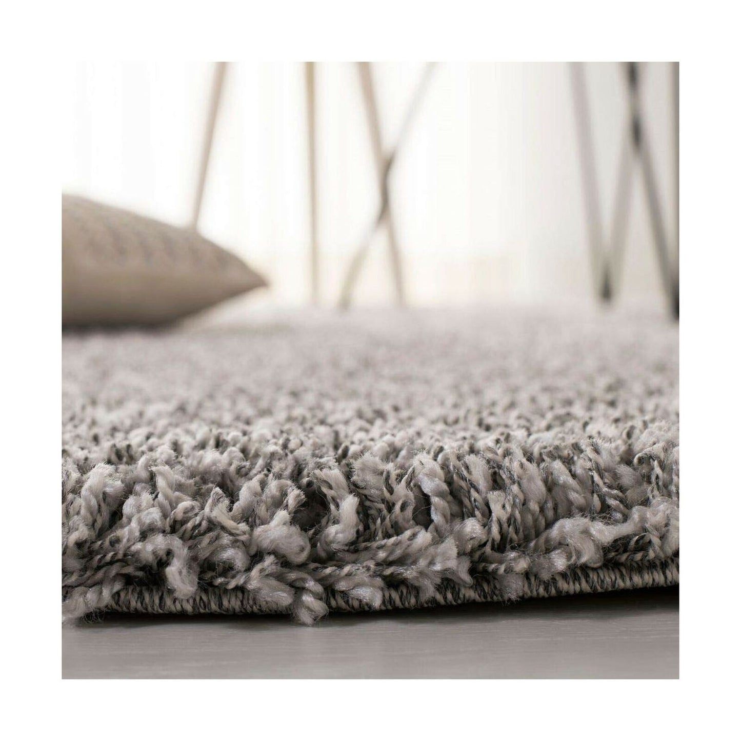 Safavieh California Premium Shag Collection SG151-7575 Area Rug, 8' 6" Square...