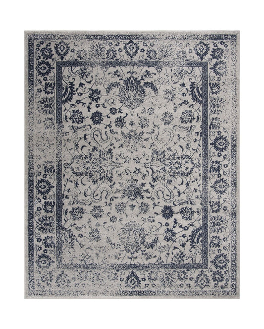 Safavieh Adirondack Collection ADR109P Grey/Navy Vintage Oriental Distressed ...