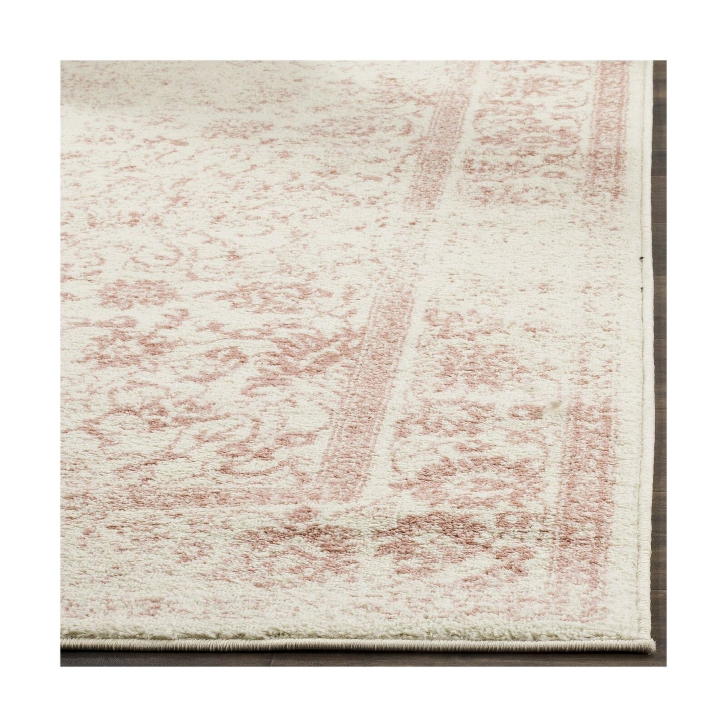 Safavieh Adirondack Collection ADR109H Ivory/Rose Vintage Oriental Distressed...