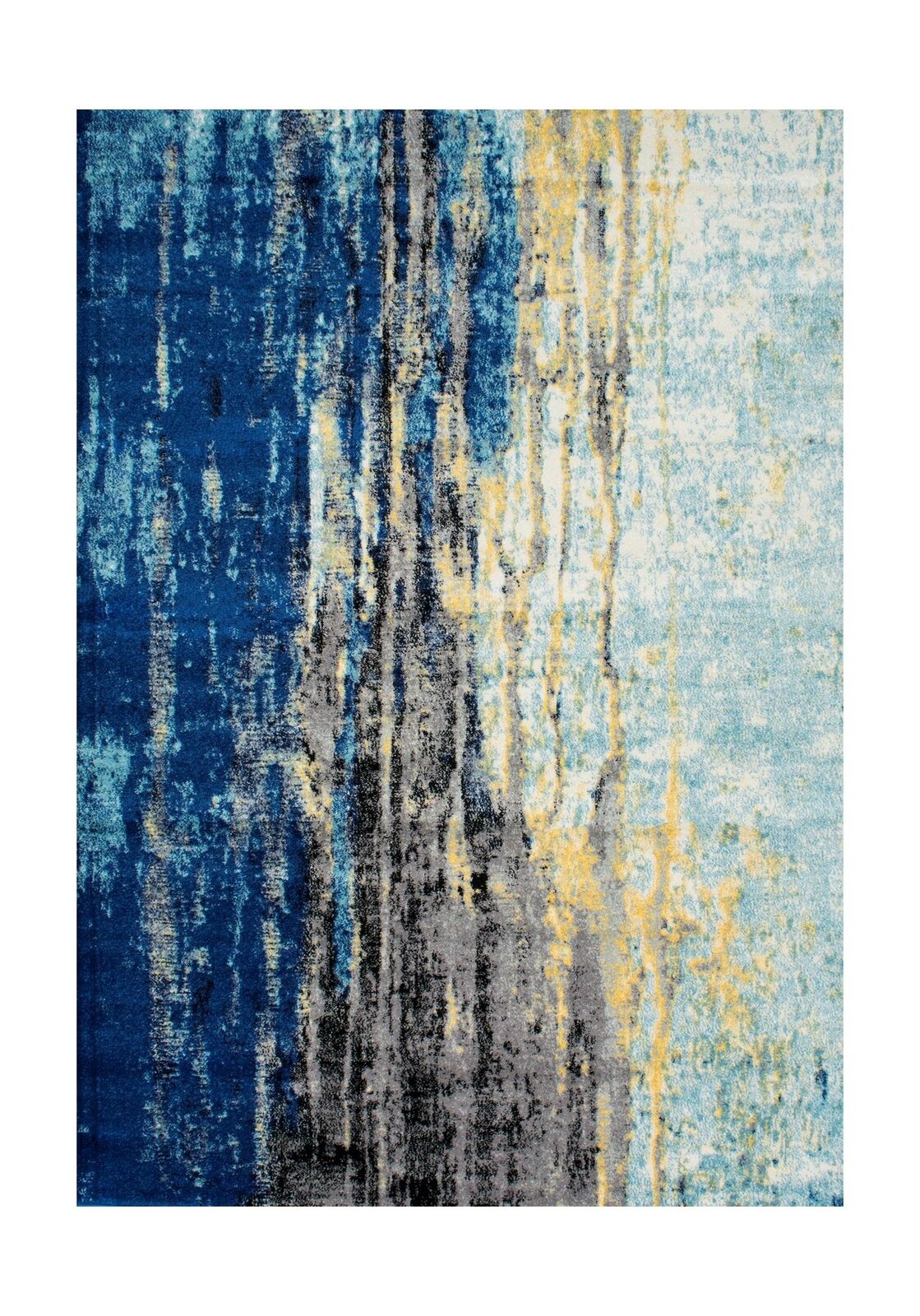 nuLOOM Waterfall Vintage Abstract Area Rug, 10' x 14', Blue 10' x 14'