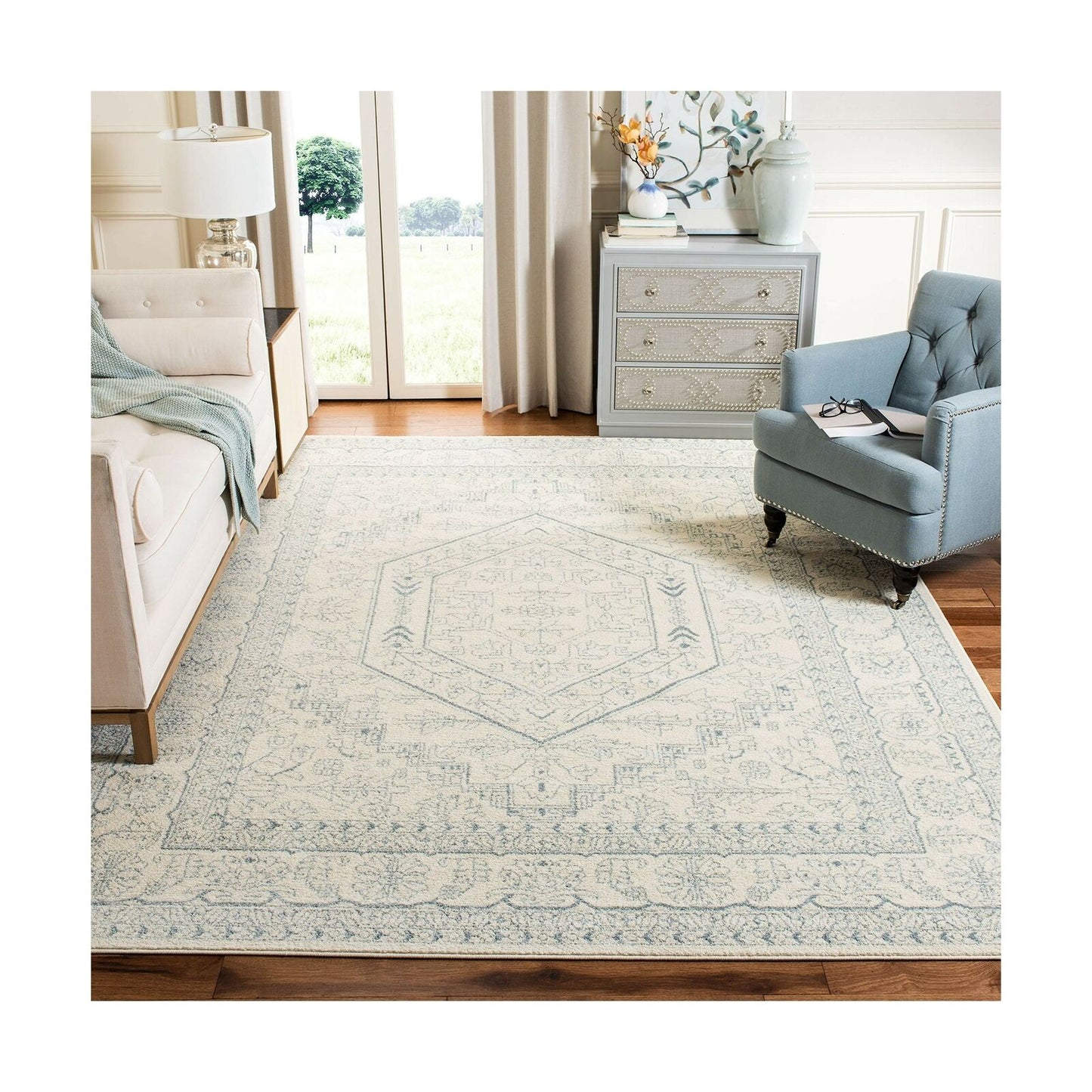 Safavieh Adirondack Collection ADR108S Vintage Oriental Chic Medallion Area R...