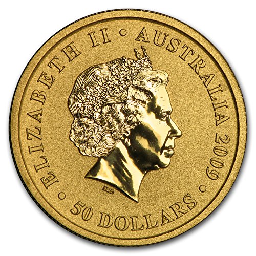 2009 AU Australia 1/2 oz Gold Kangaroo BU 1/2 OZ Brilliant Uncirculated
