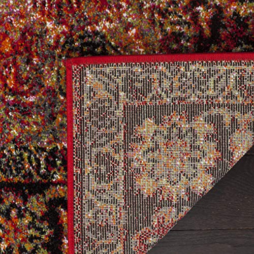 SAFAVIEH Vintage Hamadan Collection VTH219A Oriental Traditional Persian Non-Shedding Living Room Bedroom Runner, 2'3" x 22' , Red / Multi