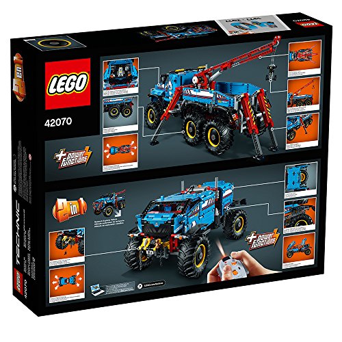 LEGO Technic 6x6 All Terrain Tow Truck 42070 Building Kit (1862 Pieces)