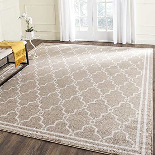 Safavieh Amherst Collection AMT414S Geometric Area Rug, 11' x 16', Wheat/Beige