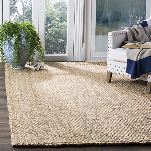 Safavieh Natural Fiber Collection NF401A Hand-Woven Jute Area Rug, 10' x 14'