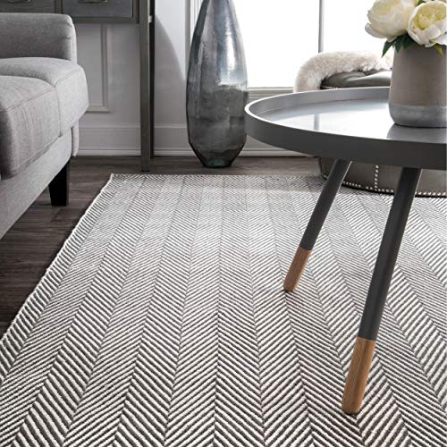 nuLOOM Kimberely Hand Loomed Area Rug, 9' x 12', Grey