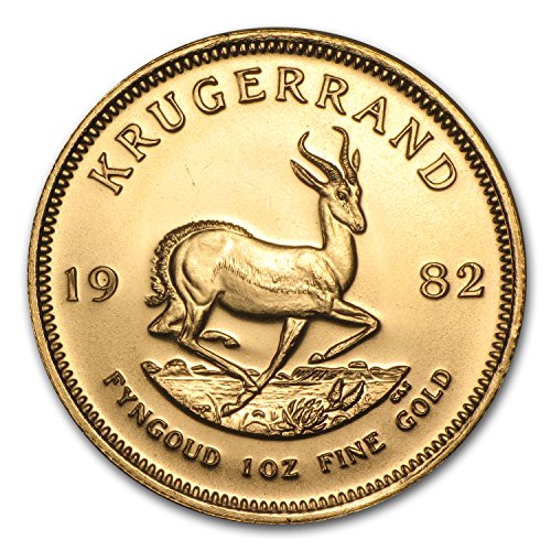 1982 ZA South Africa 1 oz Gold Krugerrand 1 OZ About Uncirculated