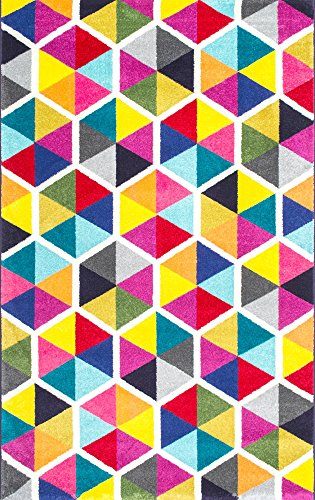 nuLOOM Maris Triangles Area Rug, 8' x 10', Multi