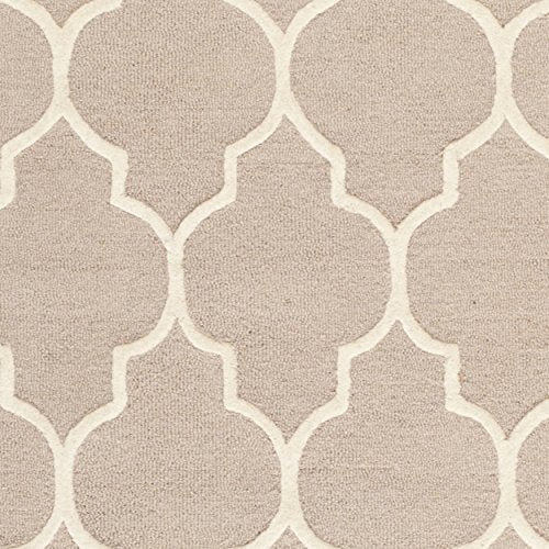 Safavieh Cambridge Collection CAM134J Handmade Moroccan Wool Area Rug, 11'6" x 16', Beige/Ivory