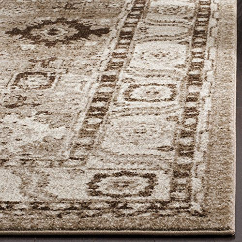 Safavieh Vintage Hamadan Collection VTH214T Oriental Antiqued Taupe Area Rug (9' x 12')