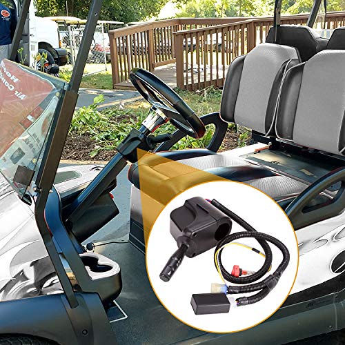 10L0L Golf Cart LED Light 9-pin Plug with Deluxe Upgrade Kit Fits EZGO 1996-2013 TXT (Must Input 12 Volts)