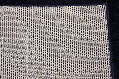 Unique Loom Serenity Solid Shag Collection Super Soft Micro Polyester Midnight Blue Area Rug (9' 0 x 12' 0)