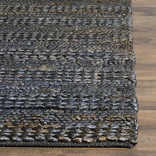 Safavieh Natural Fiber Collection NF212G Hand-woven Jute Area Rug, 9' x 12', Grey