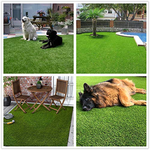 · Petgrow · Artificial Synthetic Grass Turf 8FTX45FT(360Square FT),0.8" Pile Height Indoor Outdoor Pet Dog Artificial Grass Mat Rug Carpet for Garden Backyard Balcony