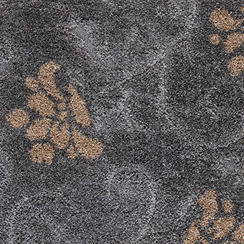 Safavieh Florida Shag Collection SG464-8013 Grey and Beige Area Rug (8' x 10')