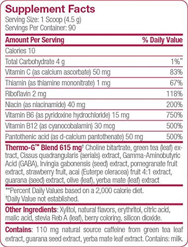 Yoli Passion Energy Drink - Sugar Free - Sweetwened with Stevia - Long Lasting Healthy Energy Without Jitters (Canister, Berry)