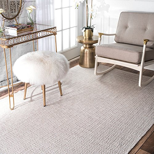 nuLOOM Lorretta Hand Loomed Area Rug, 8' x 10', Taupe