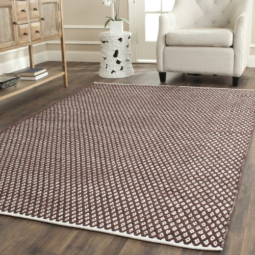 Safavieh Boston Collection BOS685B Handmade Olive Cotton Area Rug (8' x 10')