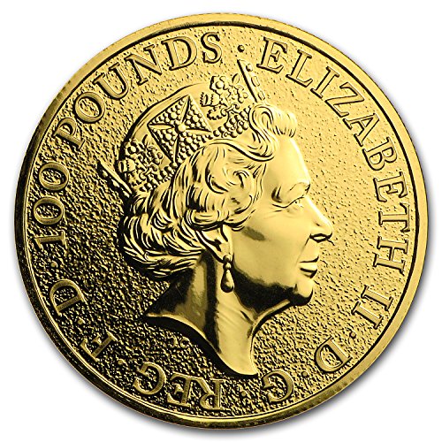 2016 UK Great Britain 1 oz Gold Queen's Beasts (The Lion) 1 OZ Brilliant Uncirculated